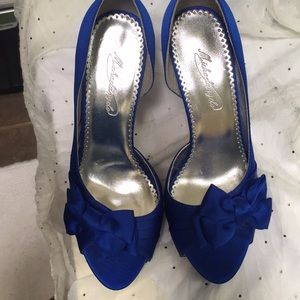 Blue High Heels